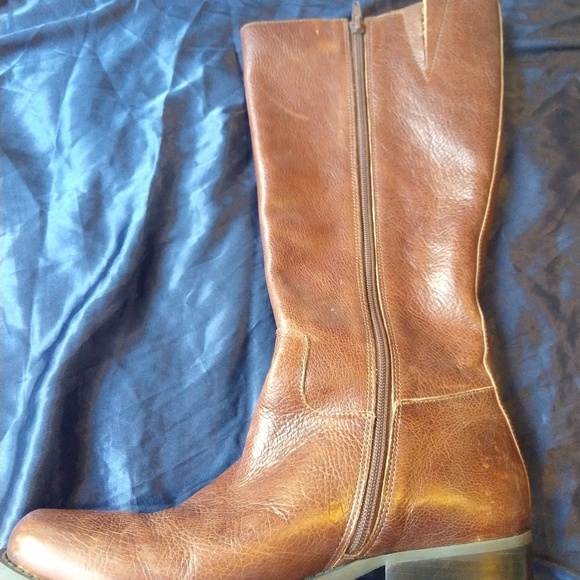 Nicole Distressed & Braided Riding Boot - Picture 4 of 5